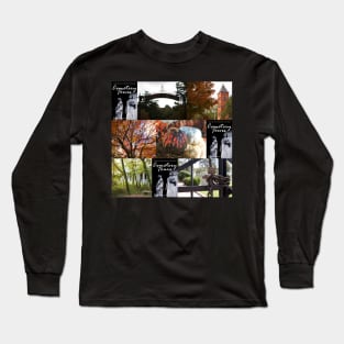 Cemetery Tours Collage Long Sleeve T-Shirt